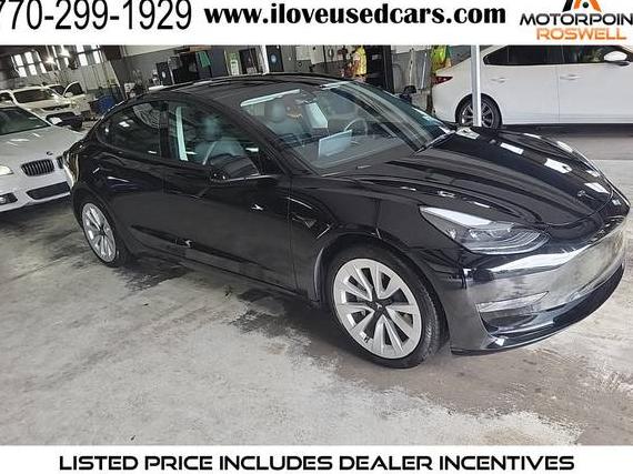 TESLA MODEL 3 2022 5YJ3E1EA1NF322659 image